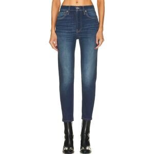 RE/DONE 90's High Rise Ankle Crop Deep Sapphire Skinny Jeans Size 23